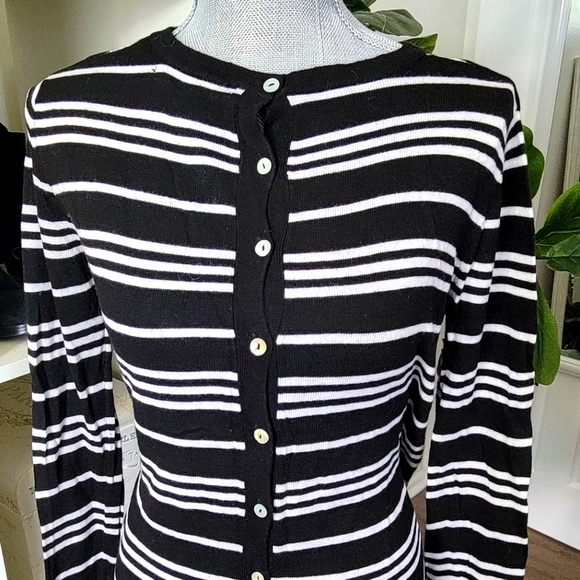STRIPE CARDIGAN - Picture 1 of 5